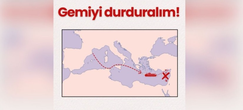İsrail’e çelik taşıyan gemi Mersin Limanı’na geliyor I