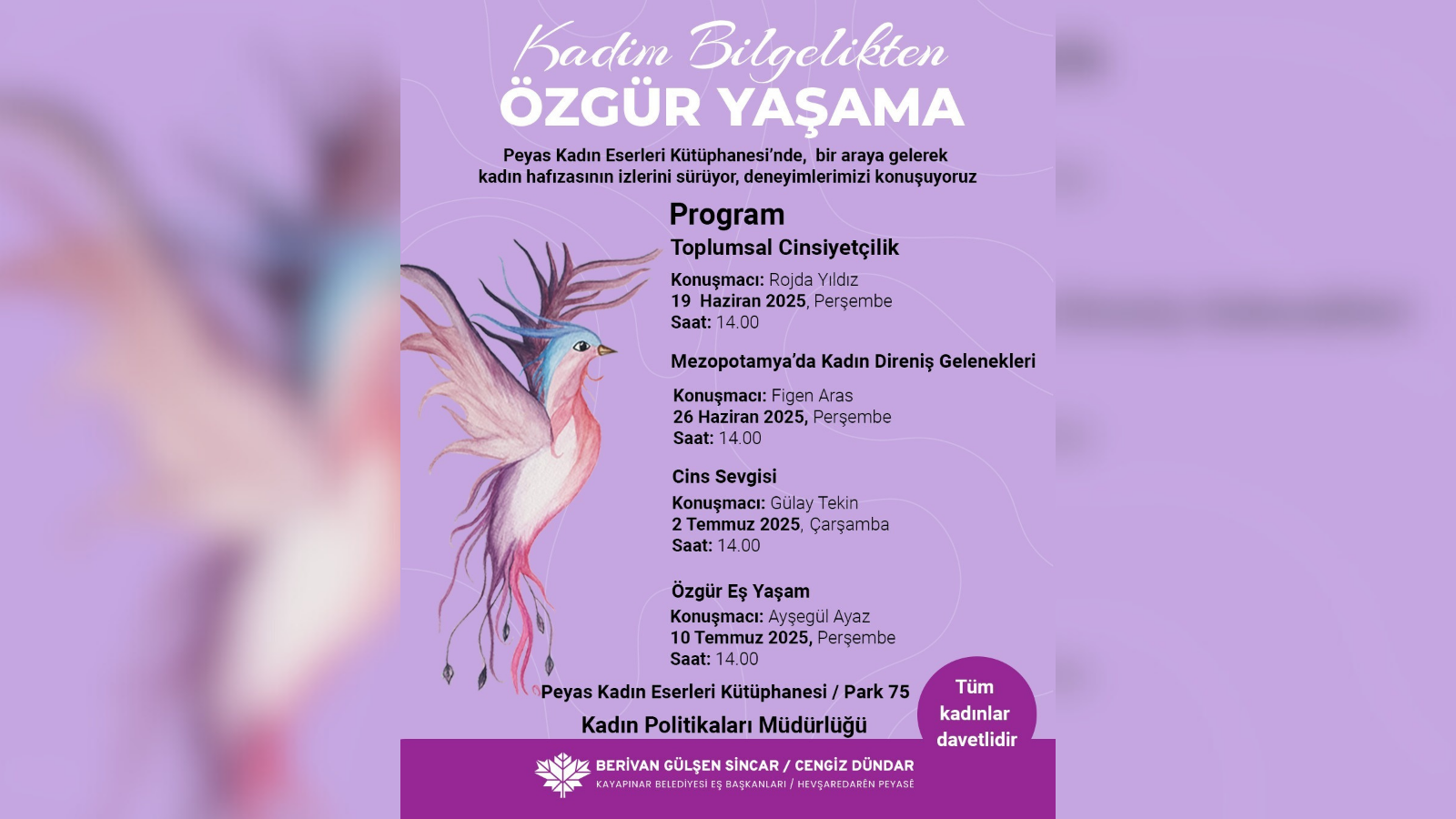 “Kadim Bilgelikten Özgür Yaşama!” |