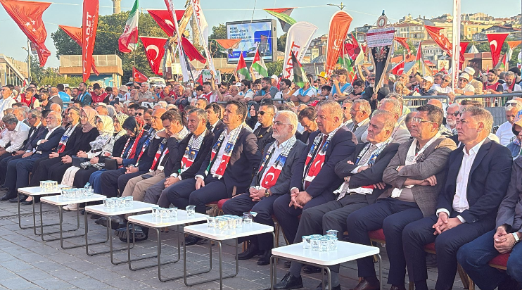 İstanbul’da Gazze mitingi |