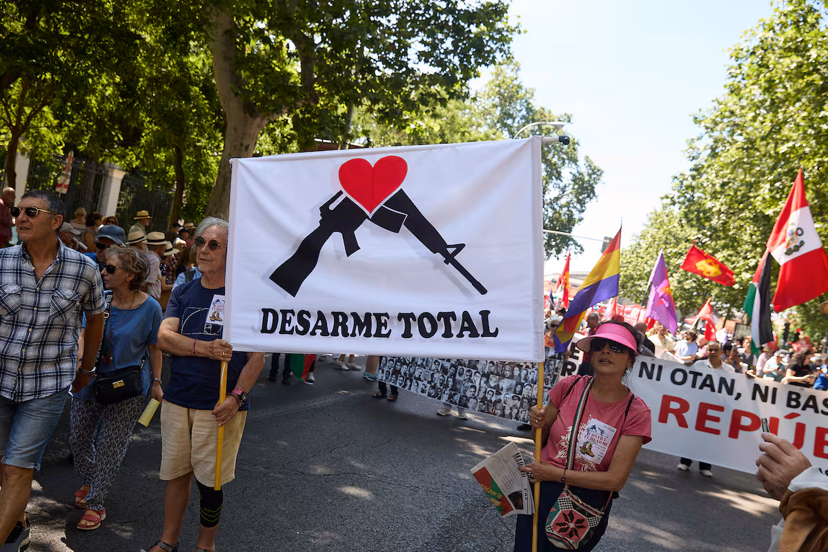 Madrid’de protesto |