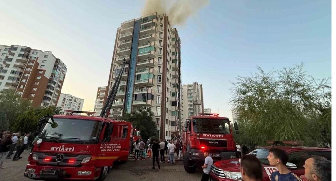 Diyarbakır’da apartmanda yangın |