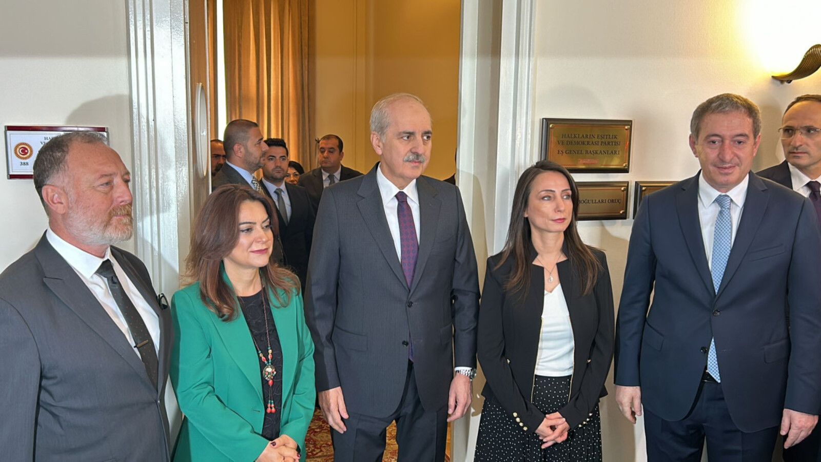 TBMM Başkanı DEM Parti’yi ziyaret etti |