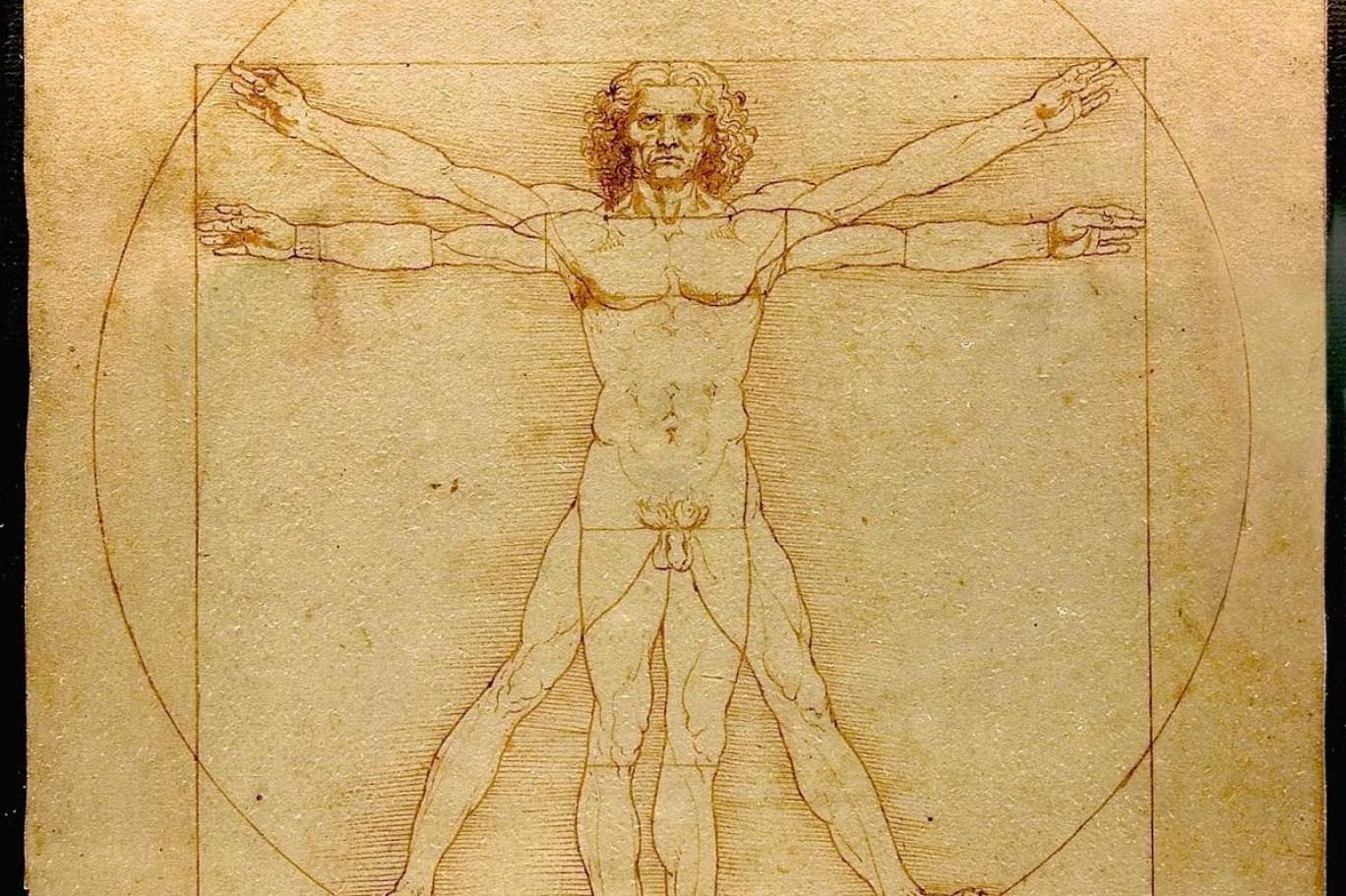 Vitruvius Adamı’nda gizli üçgen |