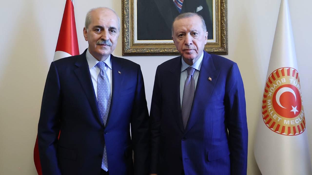 Erdoğan Kurtulmuş’u ziyaret etti |