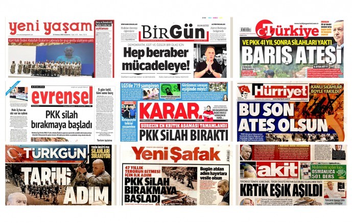 Tarihi tören, tarihi adım |