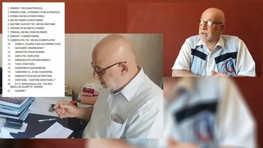 Kanser Hastaları Dostları Derneği Yöneticisi Dr. Mqlid, Süveyda’da 1350 kanser hastasının ilaca erişemediğini belirtti ve uluslararası topluma çağrıda bulundu.