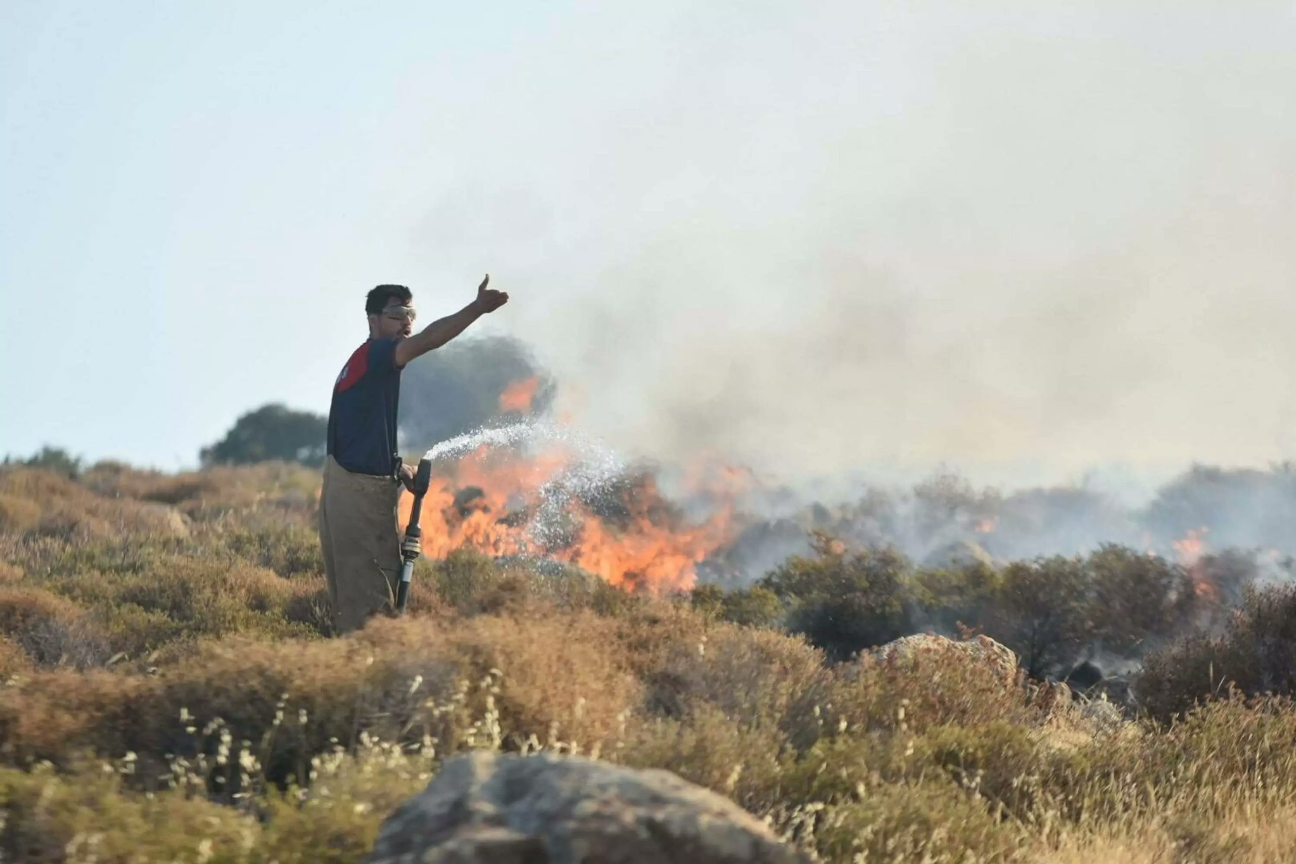 Çeşme ve Ödemiş’te yangın I