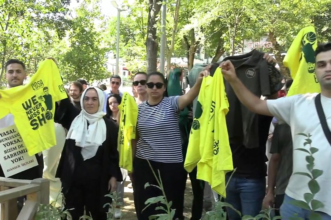 İşten çıkartılan 270 işçi eylemde |