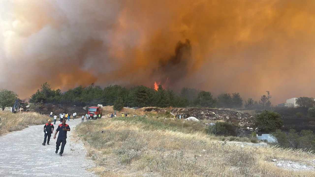 Çanakkale’de orman yangını 2’nci gününde |