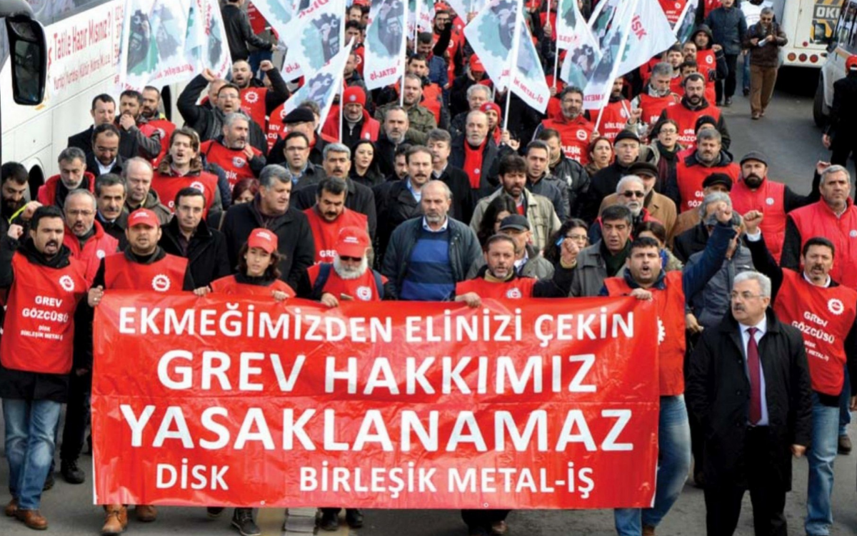 Grev yasağı ‘siyasi’ bir operasyondur
