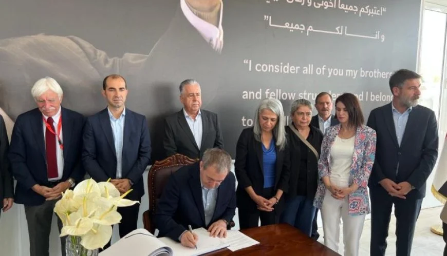 DEM Parti ve DBP heyeti Süleymaniye’de |