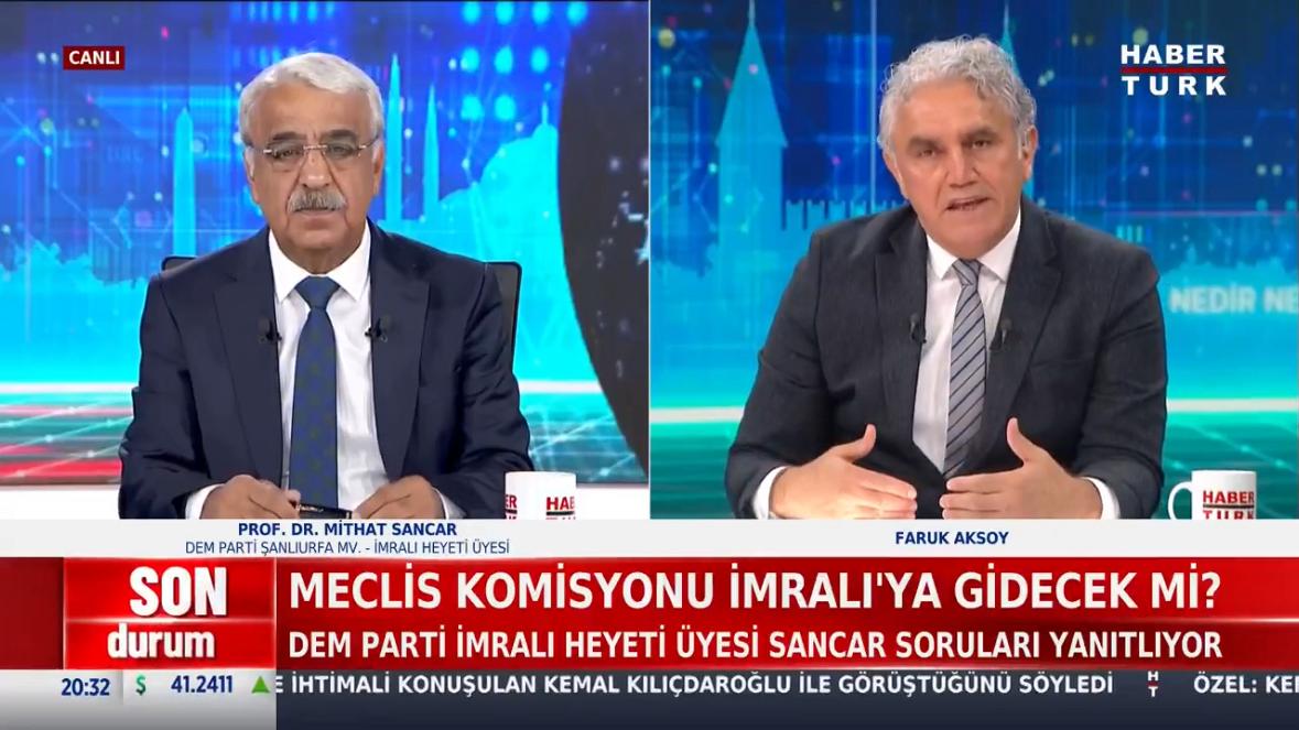 İmralı Heyeti Üyesi Mithat Sancar: