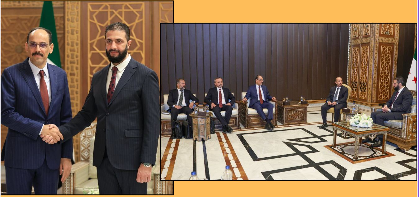 Şam’da Kalın-Şara görüşmesi |