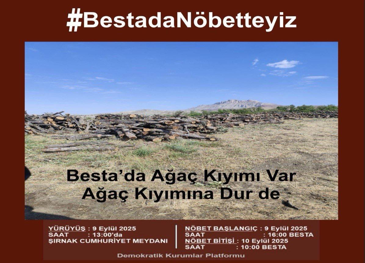 Besta yürüyüşü için çağrı I