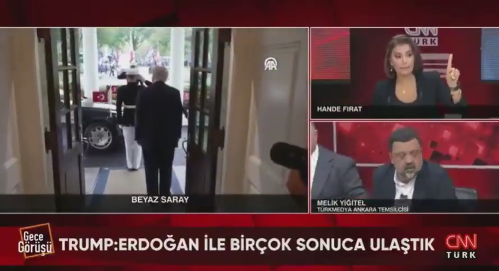 Trump-Erdoğan görüşmesi CNN Türk’ü karıştırdı |