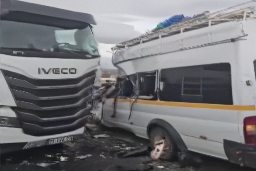 Nevşehir’de tarım işçilerini taşıyan minibüs kaza yaptı |