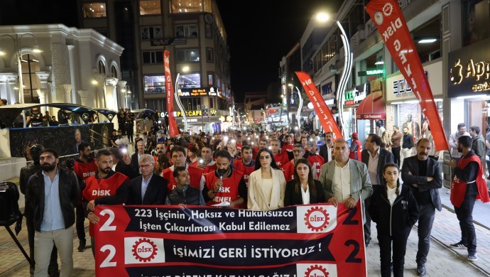 Van’da işten atılan 223 işçi: