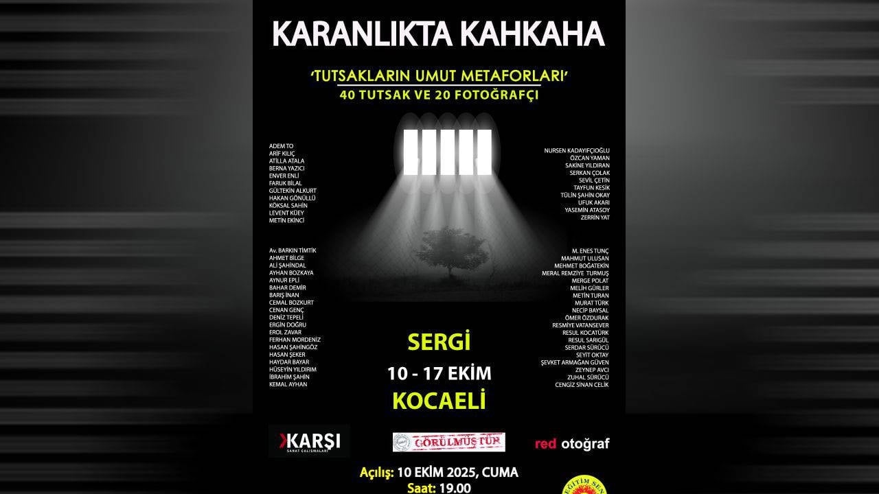 ‘Karanlıkta Kahkaha’ sergisi Kocaeli’de I