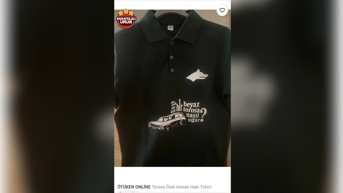 Trendyol’daki “Beyaz Toros” tişörtlerine tepki |