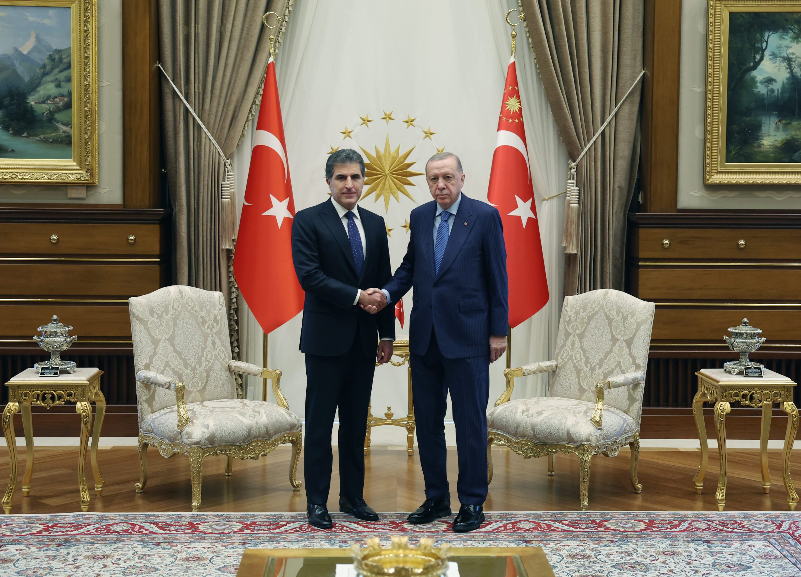 Barzani-Erdoğan Ankara’da görüştü |