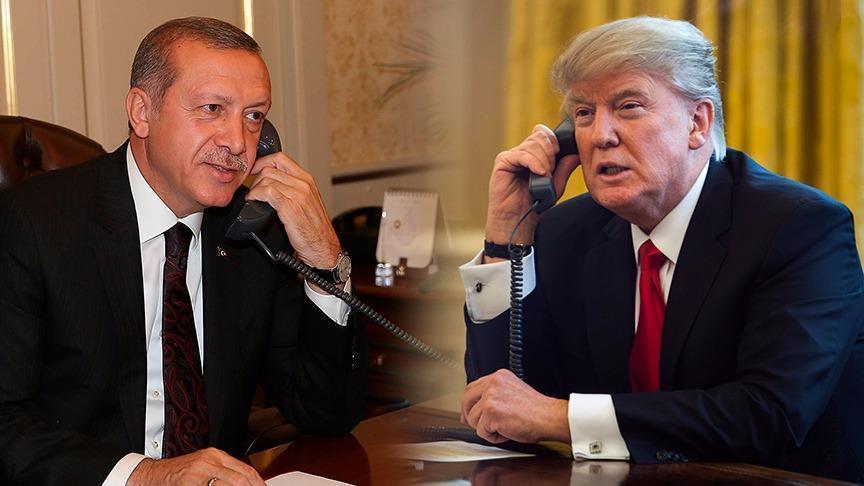 Erdoğan-Trump telefonda görüştü |