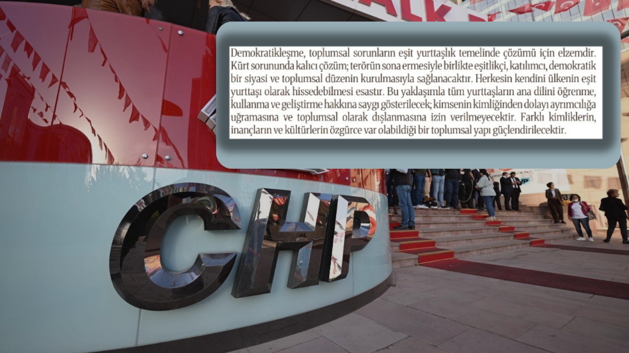 CHP’nin yeni parti program taslağı |