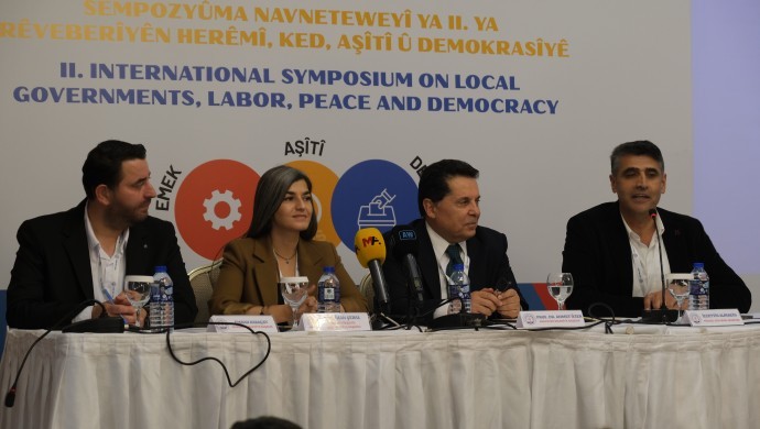 Yerel Yönetimler, Emek, Barış ve Demokrasi Sempozyumu | — Özer: Kayyum halkı tanımamaktır görseli