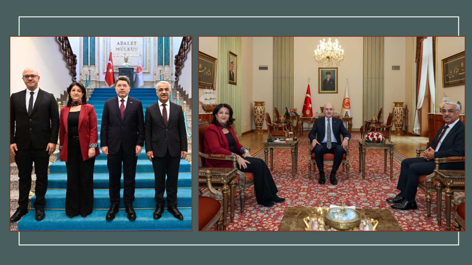 İmralı Heyeti, Adalet Bakanı ve Meclis Başkanı ile görüştü |