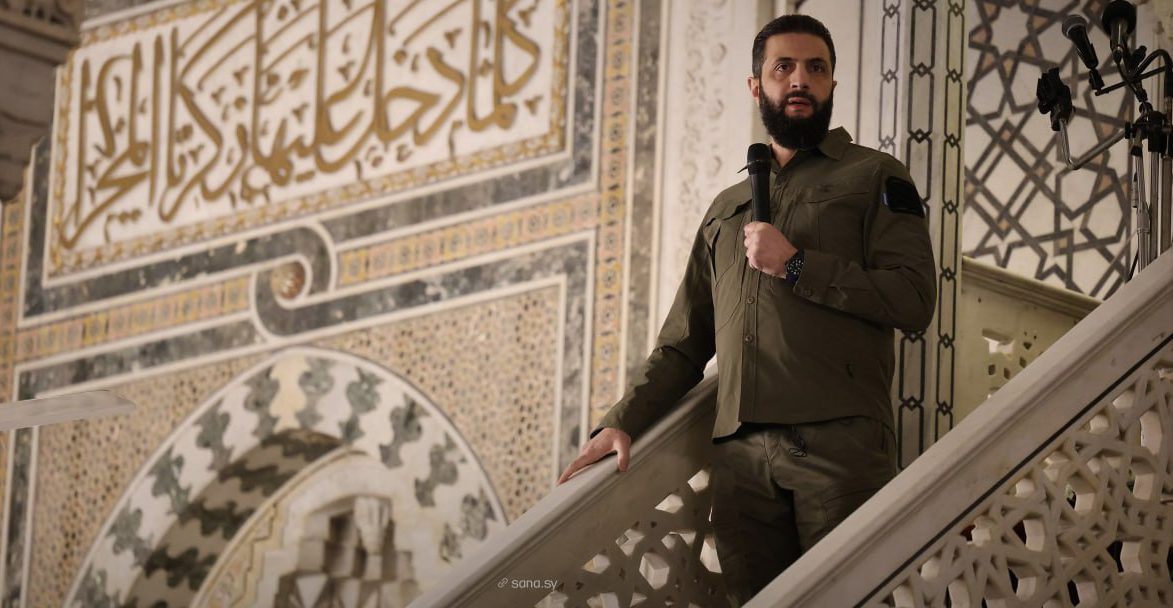 Şara, Emevi Camiisi’nde konuştu: