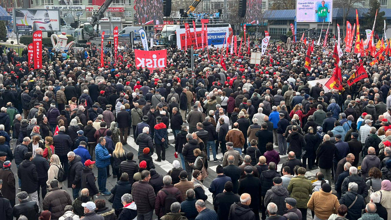Emeklilerin ve Emekçilerin Bütçe Hakkı mitingi |