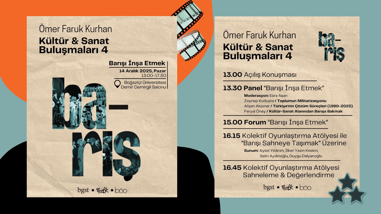 Sahne de söz de ‘barış’ın I