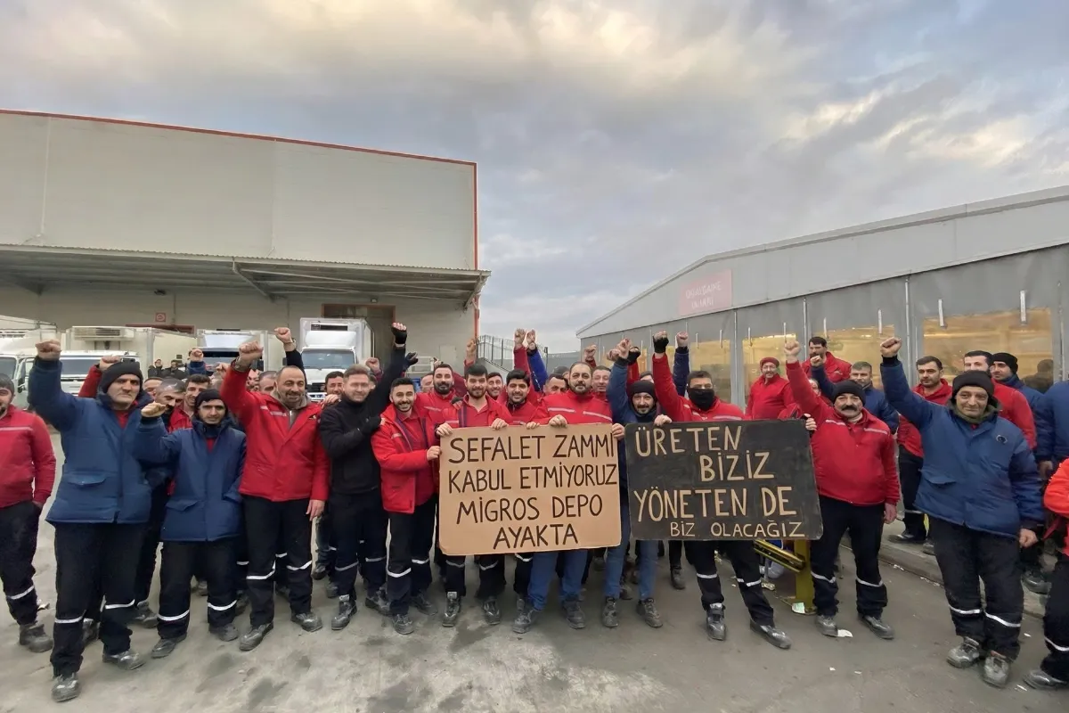 Depo işçilerinin grevi sürüyor l