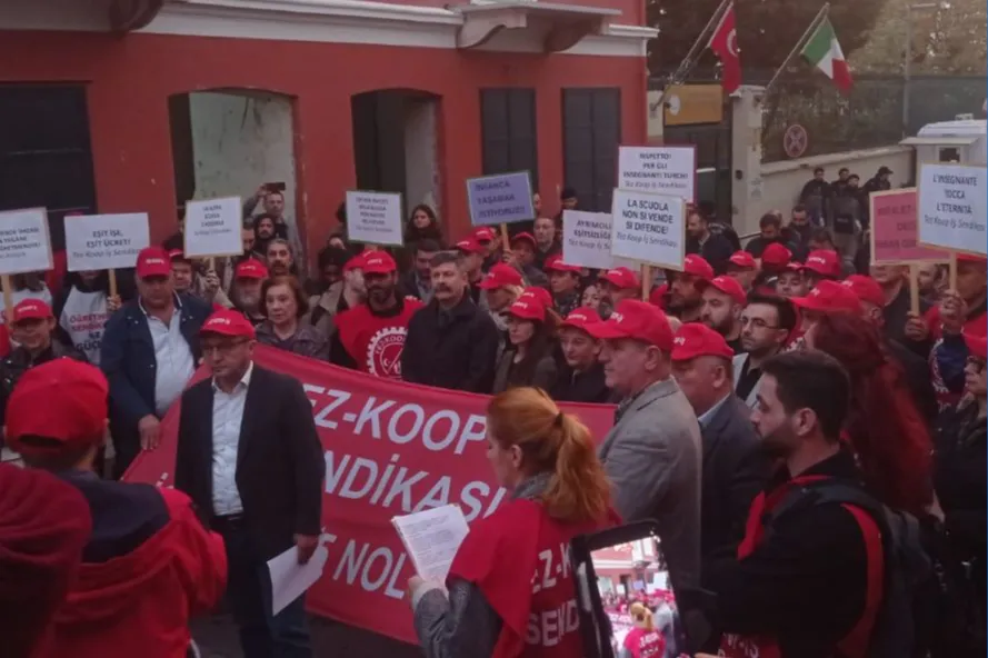 Özel İtalyan Lisesi’nde anlaşma yok l