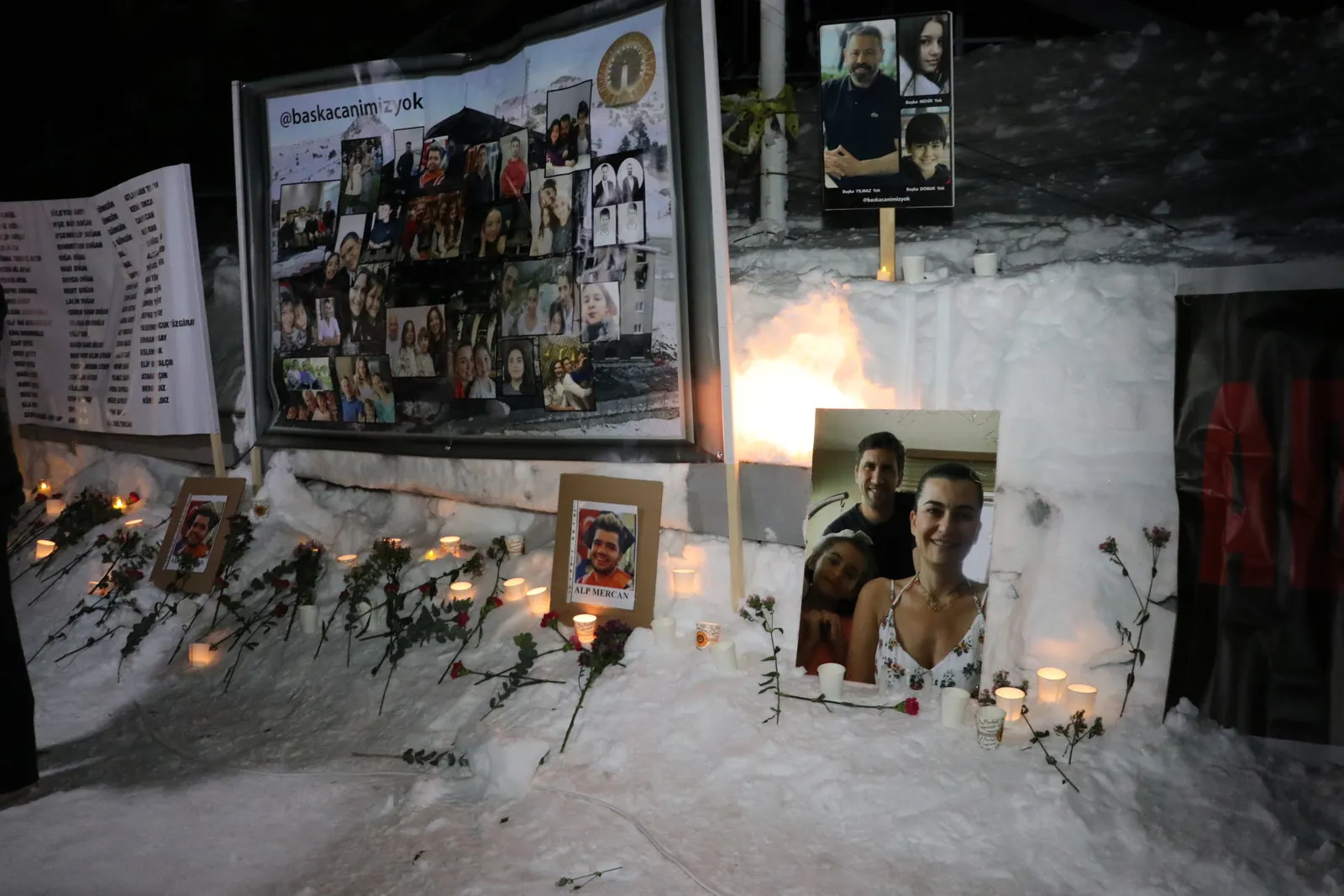 Kartalkaya Katliamı’nda hayatını kaybedenler için anma l