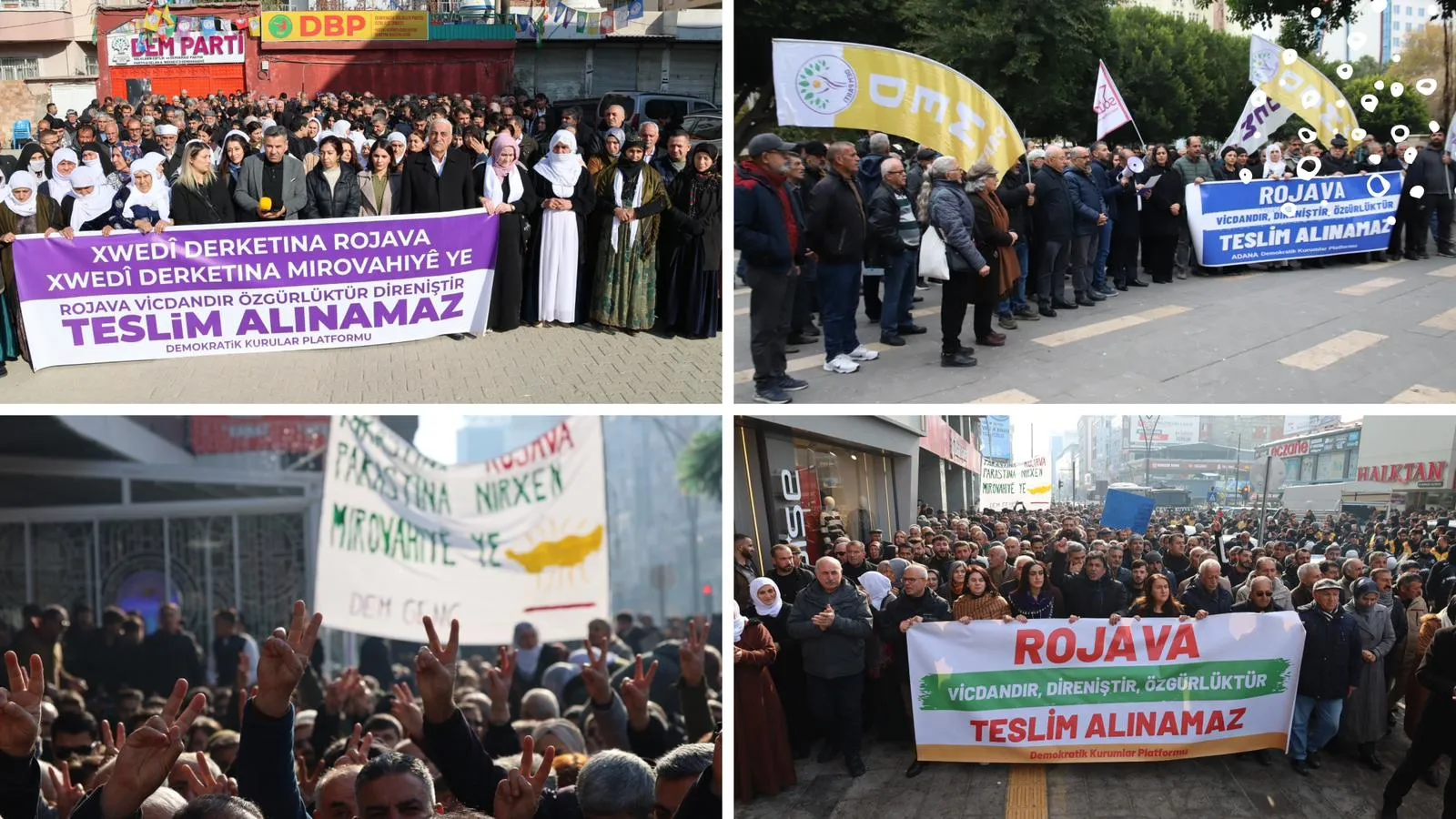 Halep’teki saldırılar birçok kentte protesto ediliyor |