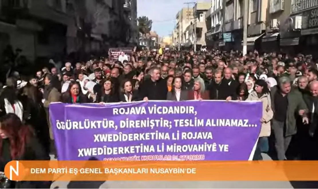 DEM Parti, Rojava sınırında |