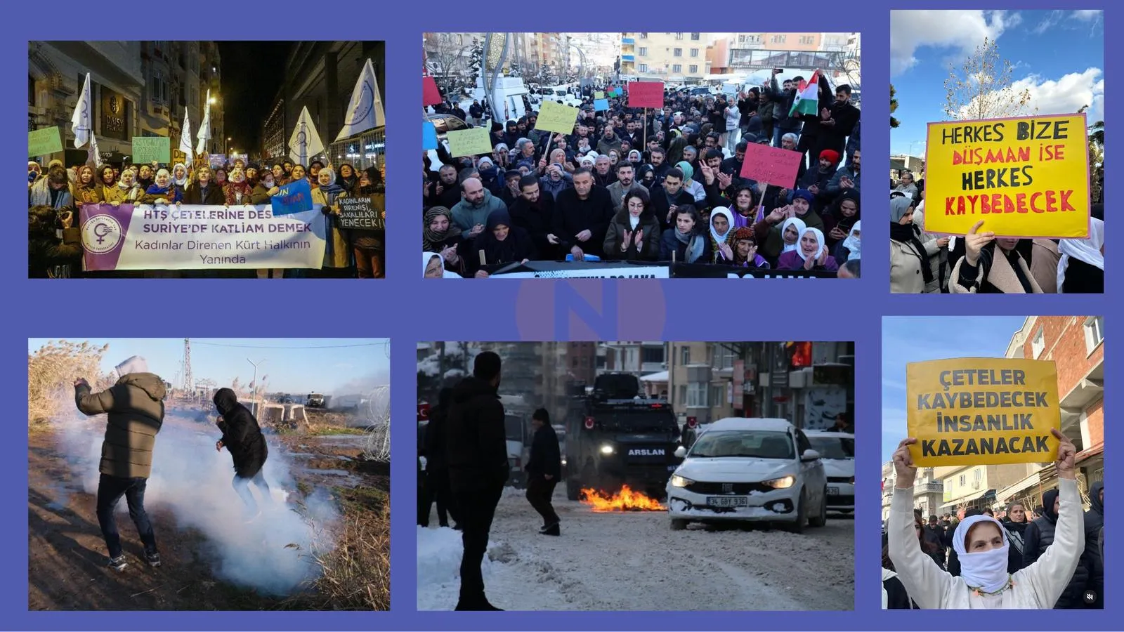 Qamişlo sınırında nöbet 2. gününde devam ediyor | — "Rojava onurumuzdur, koruyacağız” görseli