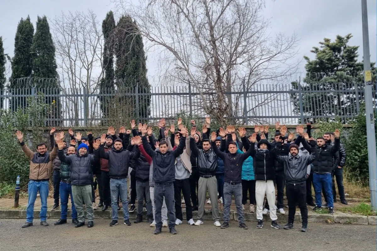 Özilhan’ın villası önünde eylem yapıyorlardı l