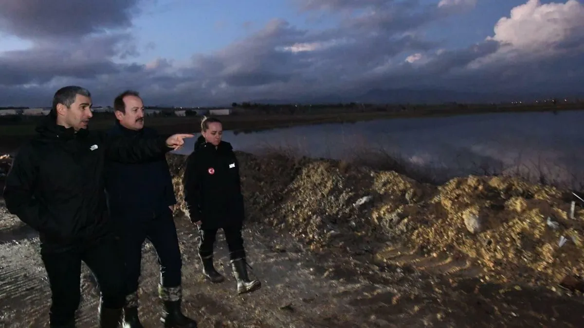 Uşak’ta dereler taştı