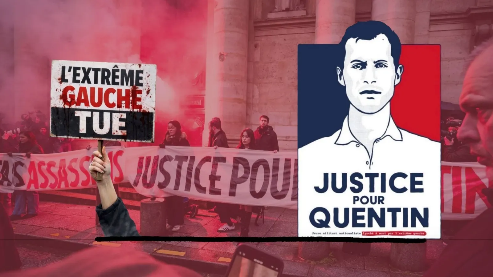 Quentin Deranque’in öldürülmesinin ardından |