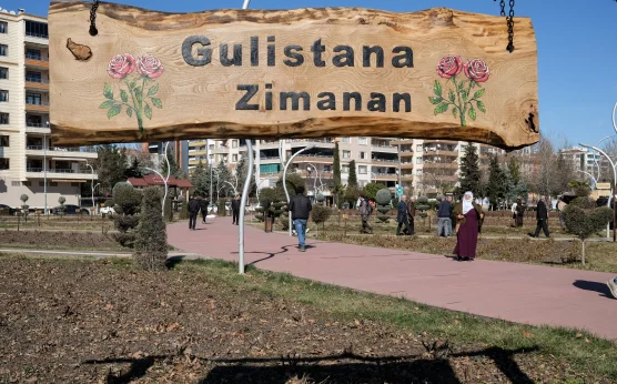 Parkta 10 dil için sokaklar oluşturuldu |