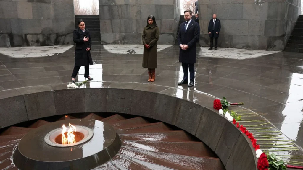 Vance, Ermenistan ve Azerbaycan’da | — Erivan’da Soykırım Anıtı’nı paylaştı, Bakü’de sildi görseli