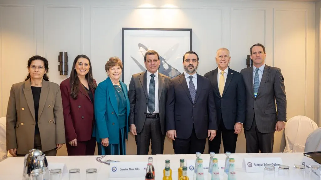 ABD Senatosu heyetiyle görüştüler |